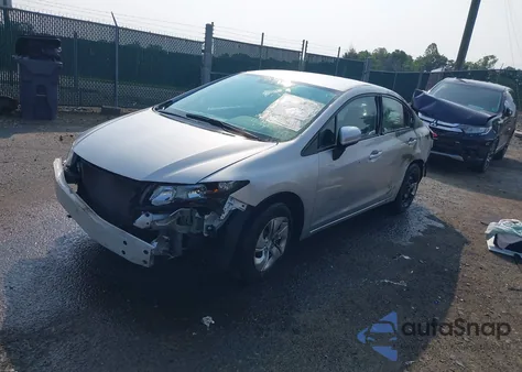 2015 Honda Civic Lx из США, поврежденный, VIN 19XFB2F57FE084093